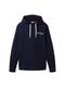 Tom Tailor Hoodie with a logo print - blue (10668)