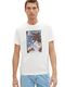 Tom Tailor T-shirt avec photo imprimée - blanc (10332)