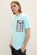 Tom Tailor Denim T-Shirt mit Fotoprint - blau (30655)