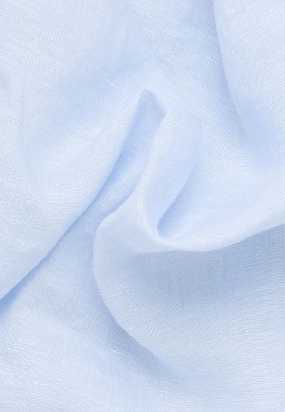 Eterna Slim Fit : Leinenhemd Modern Fit - blau (11)