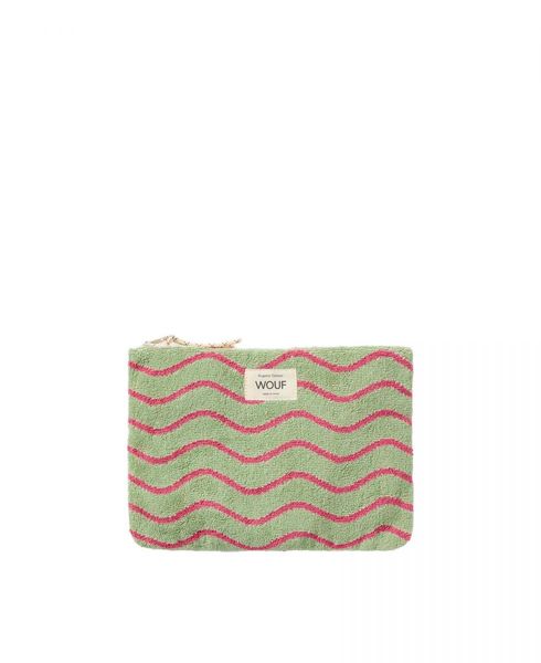 WOUF Pouch - Wavy  - pink/green (00)