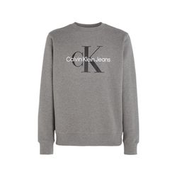 Calvin Klein Jeans Monogramm-Sweatshirt - grau (P2D)