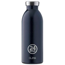24Bottles Drinking bottle CLIMA (500ml) - blue (Rustic Deep Blue)