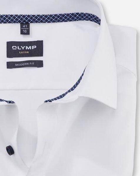 Olymp Modern Fit : Businesshemd - weiß (00)