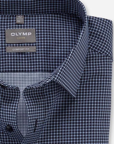 Olymp Chemise business Luxor Comfort Fit - bleu (18)