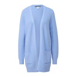 Q/S designed by Cardigan with patch pockets - blue (5327)