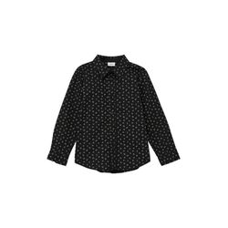 s.Oliver Red Label Shirt with all-over print  - black (99B0)