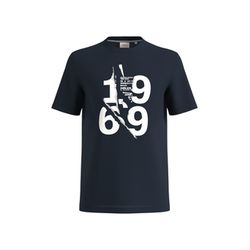 s.Oliver Red Label T-Shirt mit Frontprint  - blau (59D2)