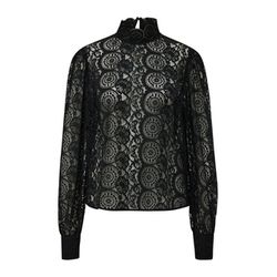 Q/S designed by Fashionable lace blouse  - black (9999)