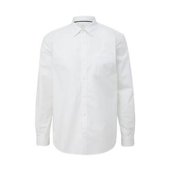 Q/S designed by Regular fit: Twill shirt - white (0100)