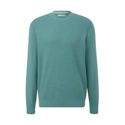 s.Oliver Red Label Knitted jumper with waffle piqué pattern  - green/blue (6557)