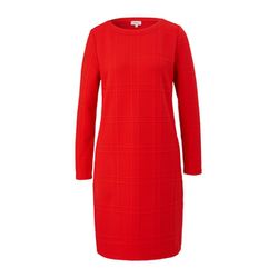 s.Oliver Red Label Jacquard-Kleid mit Viskose - rot (3074)