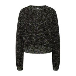 Q/S designed by Multicoloured knitted jumper with glitter yarn  - black (99W0)