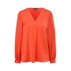 comma Viscose mix satin blouse  - orange (2501)