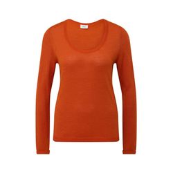 s.Oliver Black Label Knitted jumper with sparkling thread   - orange (2393)