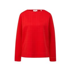 s.Oliver Red Label Sweatshirt mit Musterstruktur  - rot (3074)