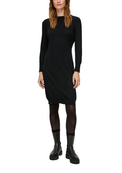 s.Oliver Red Label Viscose mix knitted dress   - black (9999)