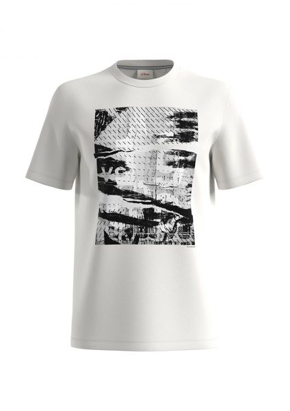 s.Oliver Red Label T-shirt with print   - white (01D1)