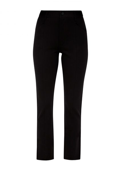 s.Oliver Red Label Slim : pantalon en jersey  - noir (9999)