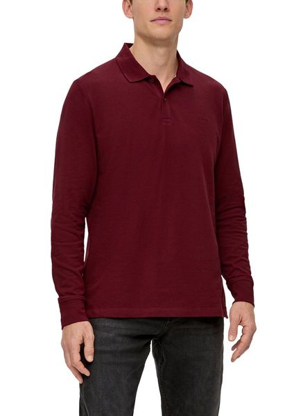 s.Oliver Red Label Polo shirt with logo detail - red (3976)