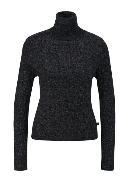 Q/S designed by Pull-over en tricot avec fil scintillant  - noir (99W0)