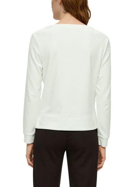 s.Oliver Red Label Double-faced sweatshirt with viscose - beige (0210)