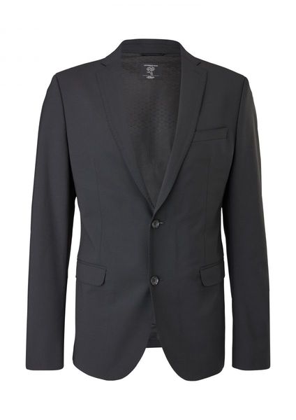 s.Oliver Black Label Slim fit: jacket with hyperstretch - black (9999)