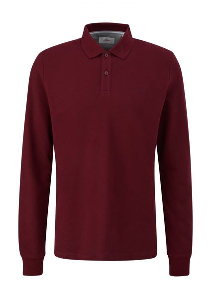 s.Oliver Red Label Polo-Shirt mit Logo-Detail - rot (3976)