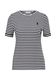 comma T-shirt with stripes   - black (99G0)