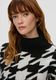 s.Oliver Red Label Knitted jumper in wool mix  - black/white (99R6)