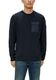s.Oliver Red Label Knitted wool blend sweater - blue (5978)