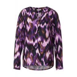 Street One Viscose blouse with print - purple (35408)