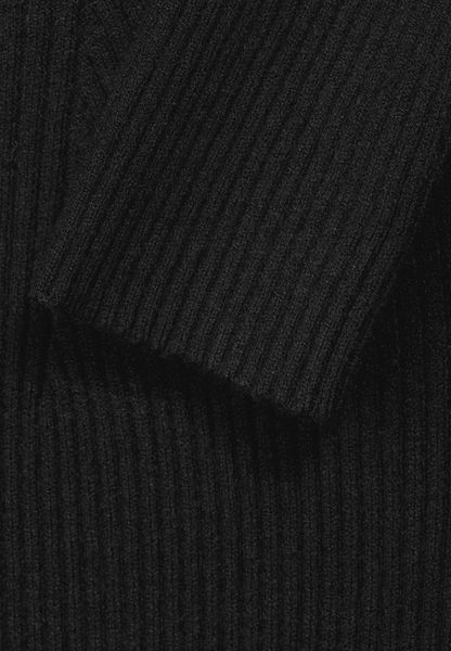 Street One Knitted turtleneck jumper - black (10001)