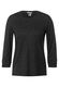 Cecil Melange Glitter Shirt - schwarz (10001)