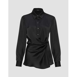 Opus Wrap blouse - Filvy - black (900)
