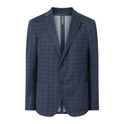 Strellson Jacket with a checked pattern - blue (401)