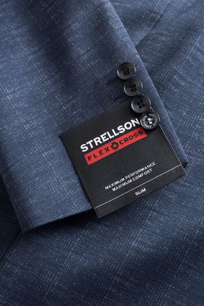 Strellson Veste à motif à carreaux - bleu (401)