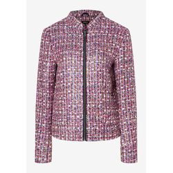 More & More Coloured Bouclé Zipper Jacket - pink (4845)