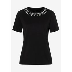 More & More Shirt with Jewel-Necklace - black (0790)