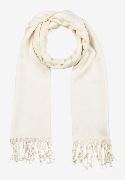 More & More Scarf with fringes   - beige (0083)