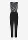 More & More Jersey jumpsuit with lace top  - black (0790)