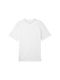 Tom Tailor T-shirt basique avec logo imprimé - blanc (20000)