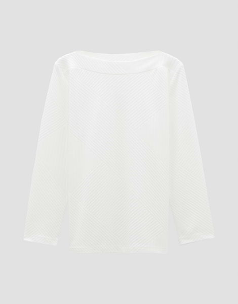 someday T-Shirt côtelé - Kendy - blanc (1004)