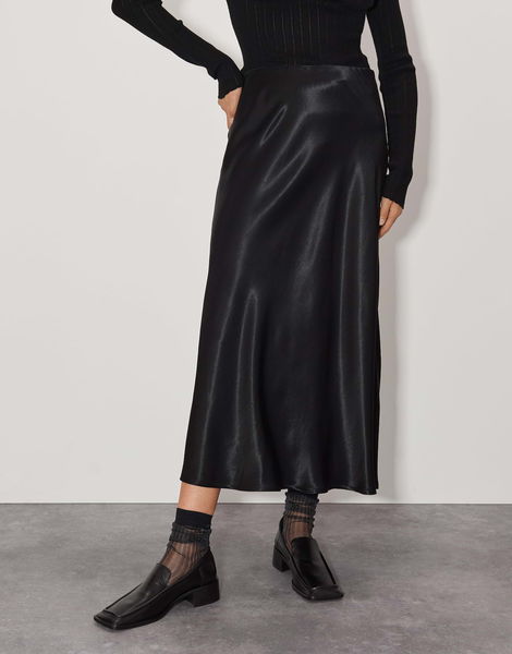 someday Midi skirt - Odini plain - black (900)