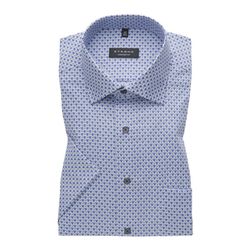 Eterna Short-sleeved twill shirt - blue (12)