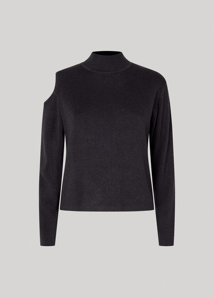 Pepe Jeans London Open shoulder knit - Eliza - black (999)