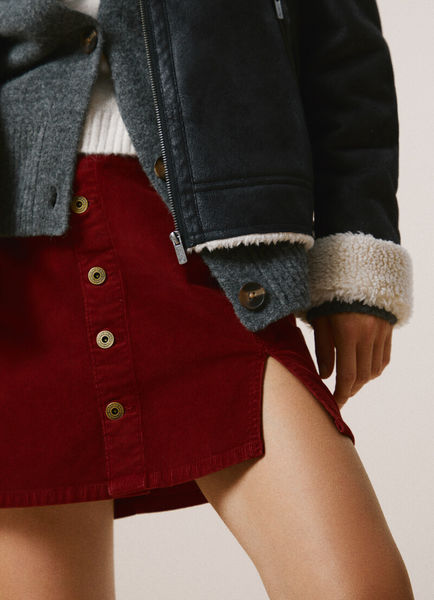 Pepe Jeans London Corduroy skirt - red (299)