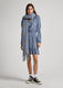 Pepe Jeans London Dress with floral pattern - Jara - blue (0AA)
