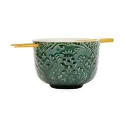 SEMA Design Bowl with chopsticks - green (Vert)