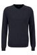 Fynch Hatton Sweater with V-neck - blue (690)